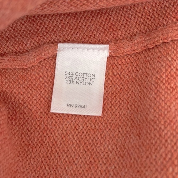 NEW Pure Jill Orange Knit Drawstring Sweater Dress US M - Picture 7 of 7